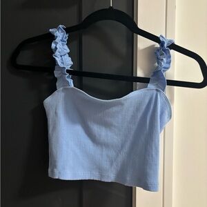 Aritzia ruffled cropped top (Sundays best)